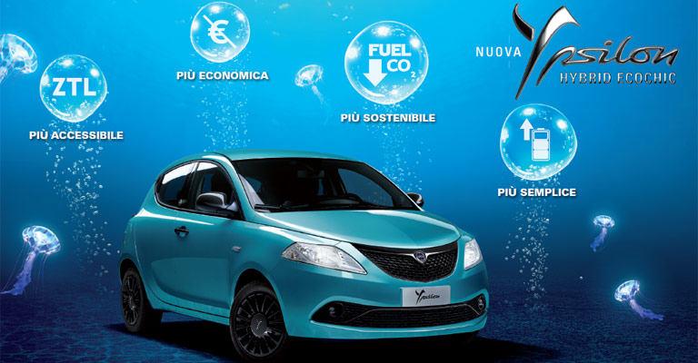 Nuova Ypsilon Hybrid da 9.000 Euro, da Spazio a Torino